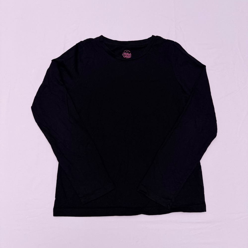 Black Long Sleeve Girls‎ Shirt